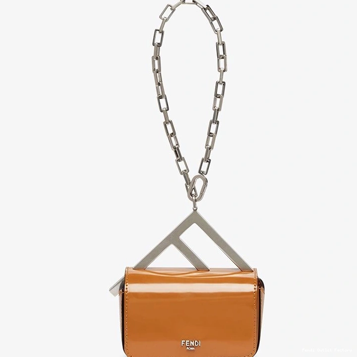 HOT F Brown In Calf Leather Bag Nano Fendi 0715